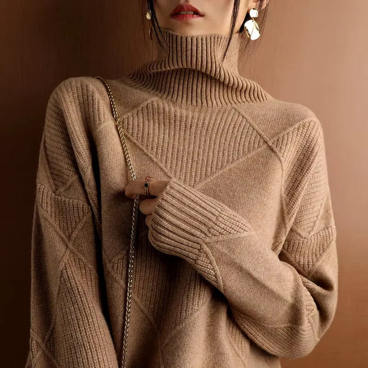 Stilla | Blød Cashmere Turtleneck Sweater