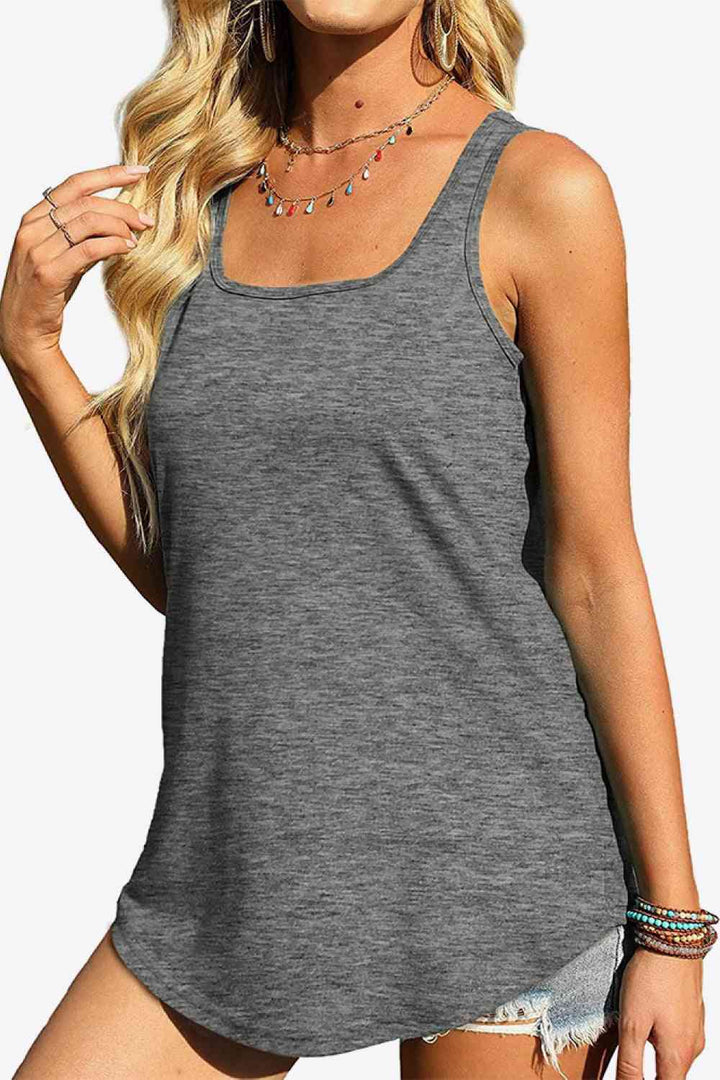Stilla | Hem Square Neck Tank