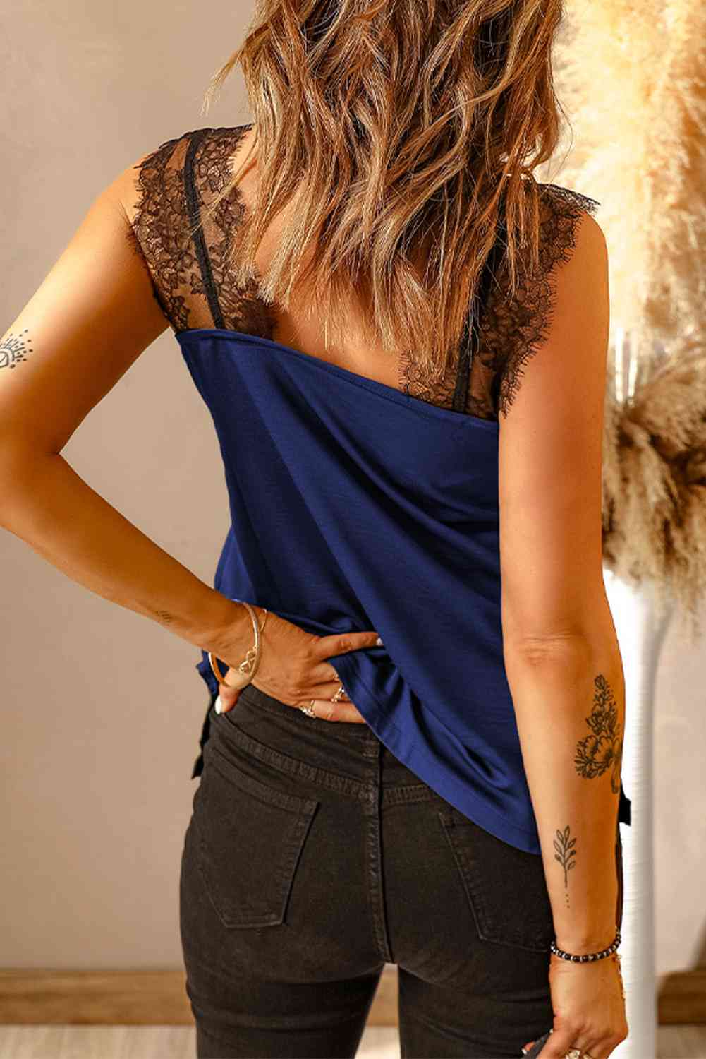 Stilla | Trim Spliced Lace Tank