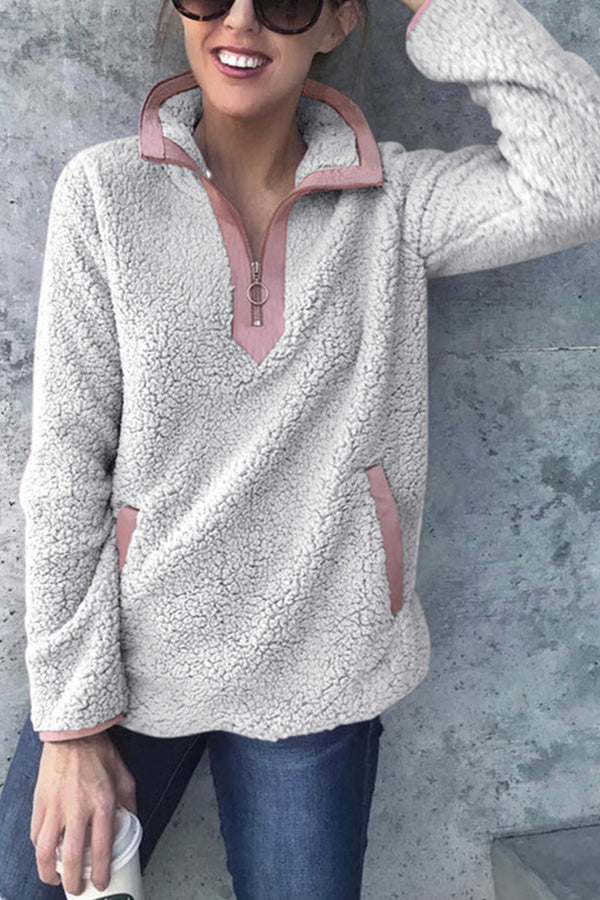 Stilla | Taske høj krave langærmet dameoverjakke