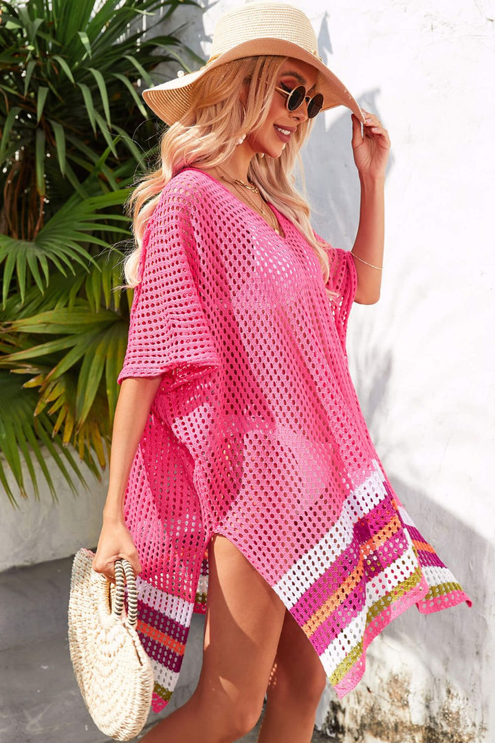 Stilla | Stripe Openwork Slid Dække-up