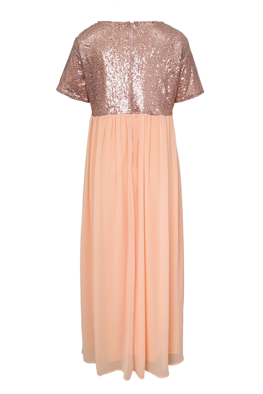 Stilla | Størrelse Paillet Spliced Maxi Kjole