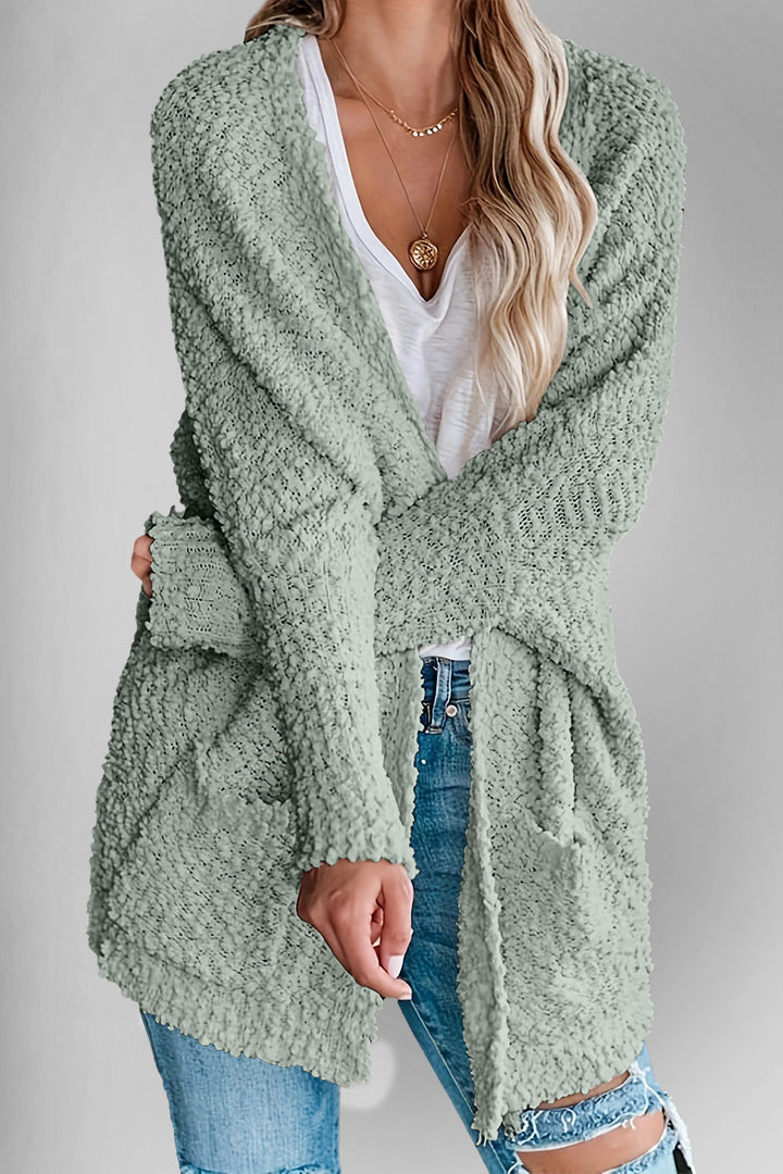 Stilla | Tag Lomme Åben Front Langærmet Cardigan