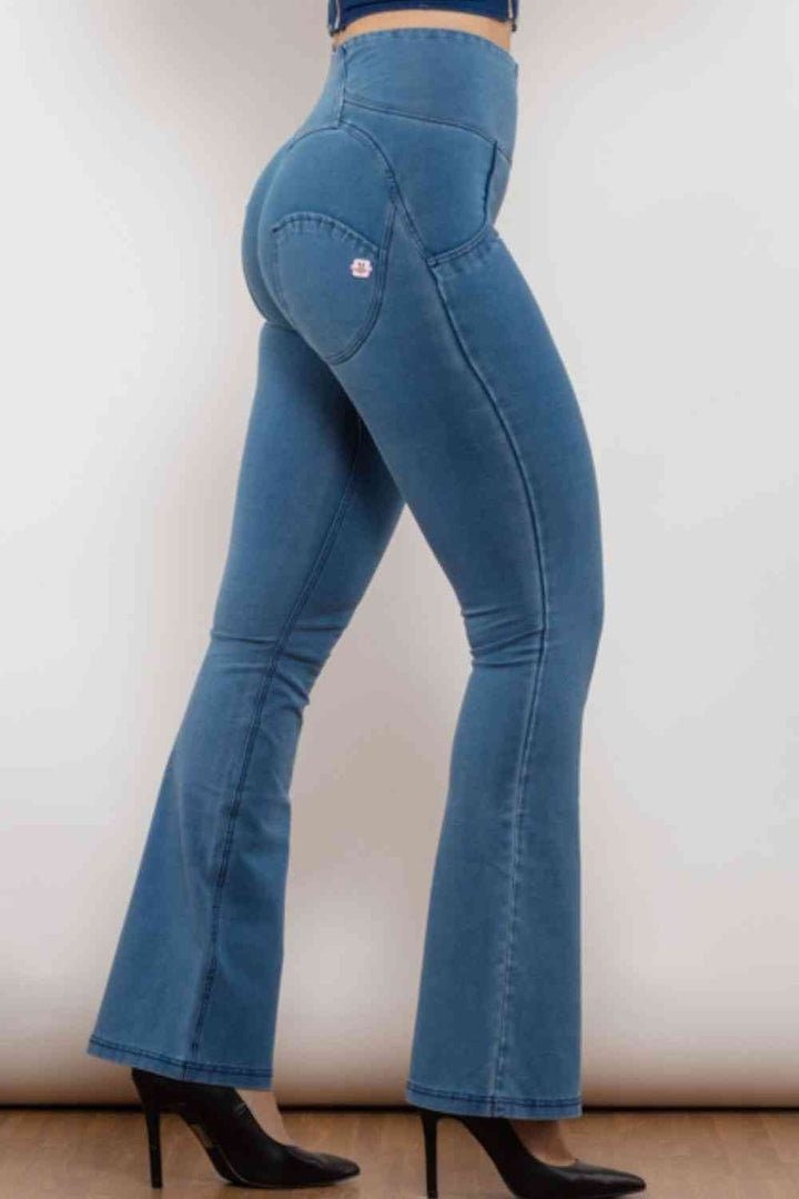 Stilla | Detaljeret Flare Lange Jeans