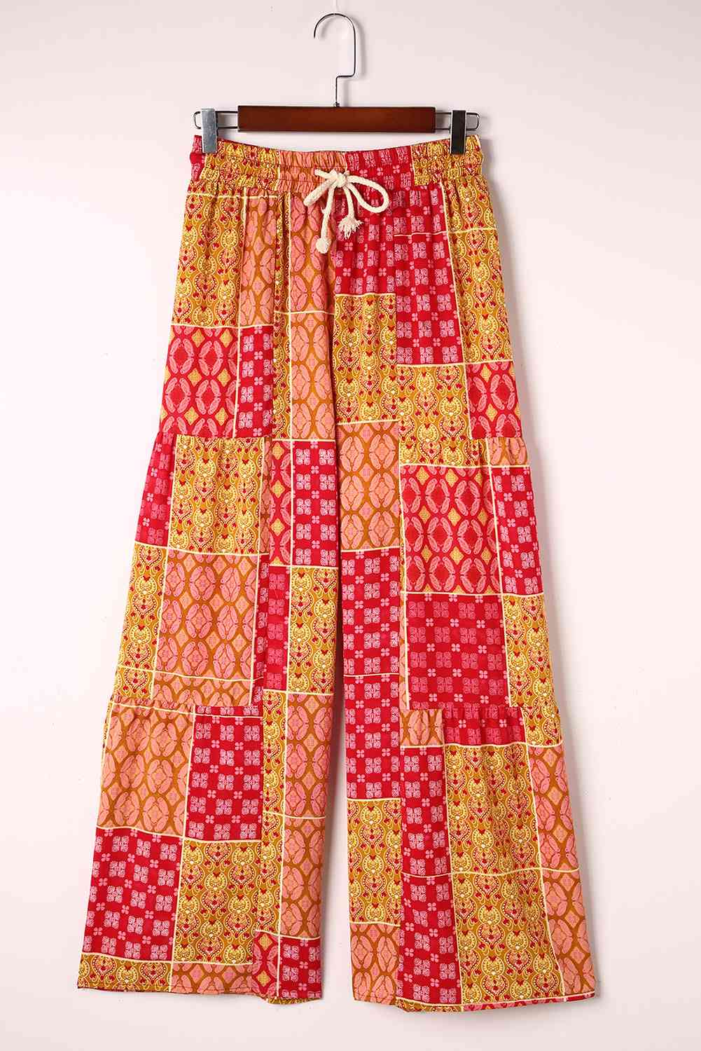 Stilla | Patchwork Snøre Bred Ben Bukser
