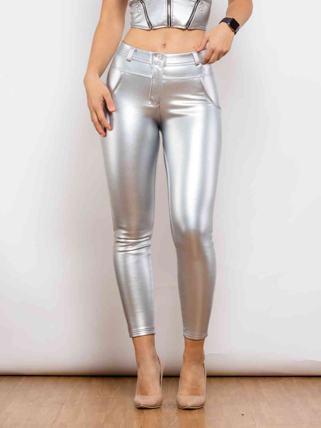 Stilla | Størrelse Pu Skinny Bukser