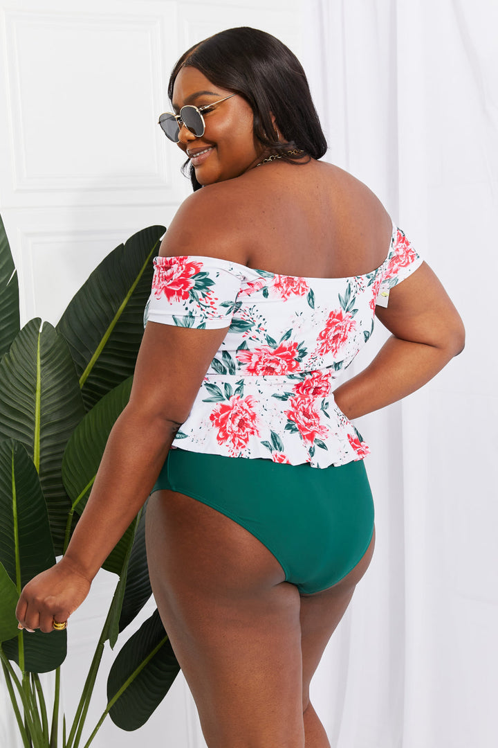 Stilla | West Swim Coastal Cutie Off-shoulder Swim Tankini Set