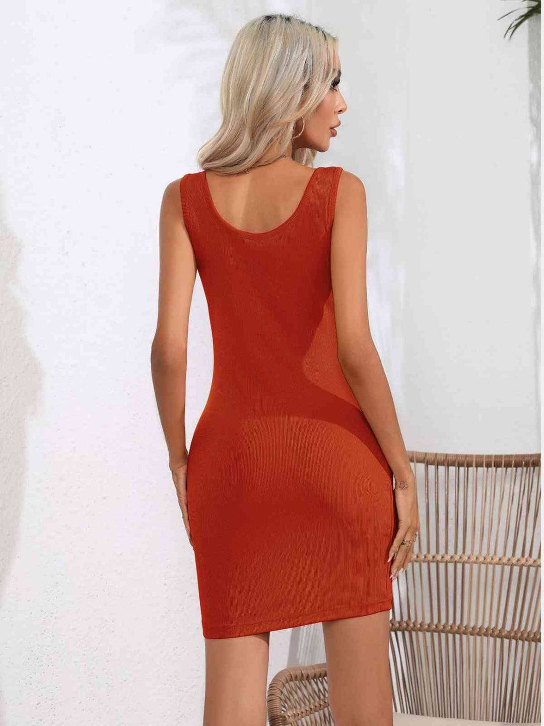Stilla | Hals Uden Ærmer Bodycon Kjole