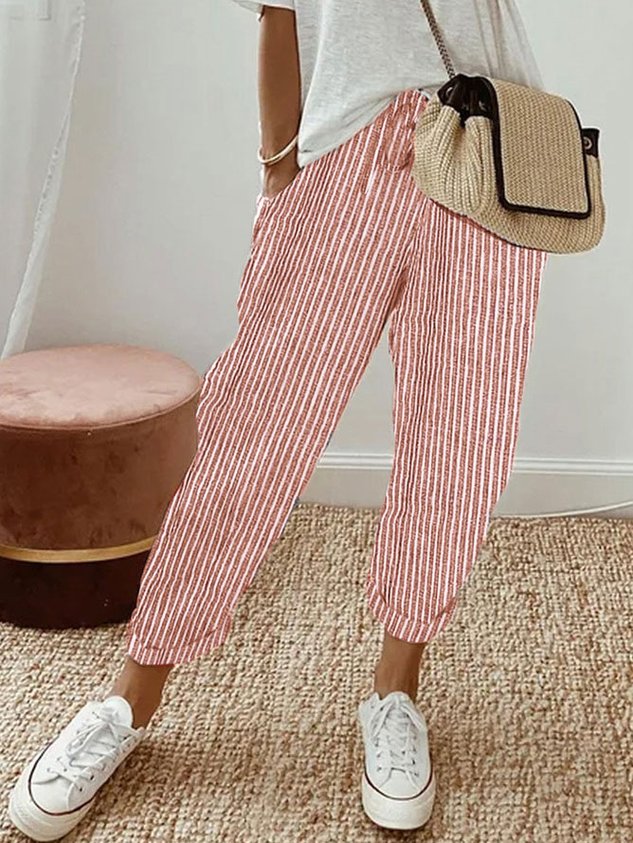 Stilla | Ant Sweat Luxe Linned Bukser