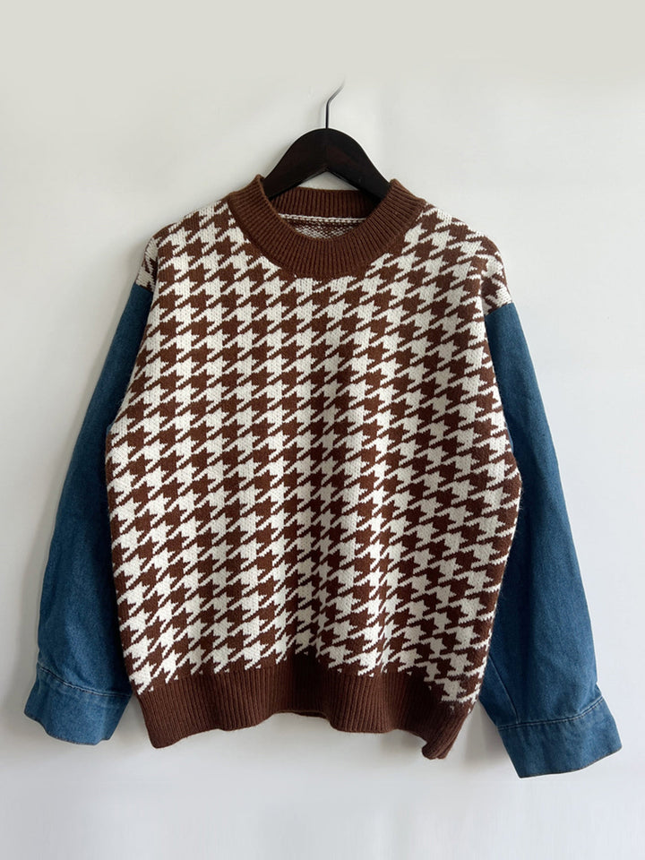 Stilla | Denim Ærme Sweatshirt