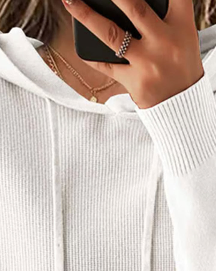 Stilla | Hætte sweatshirt med lange ærmer