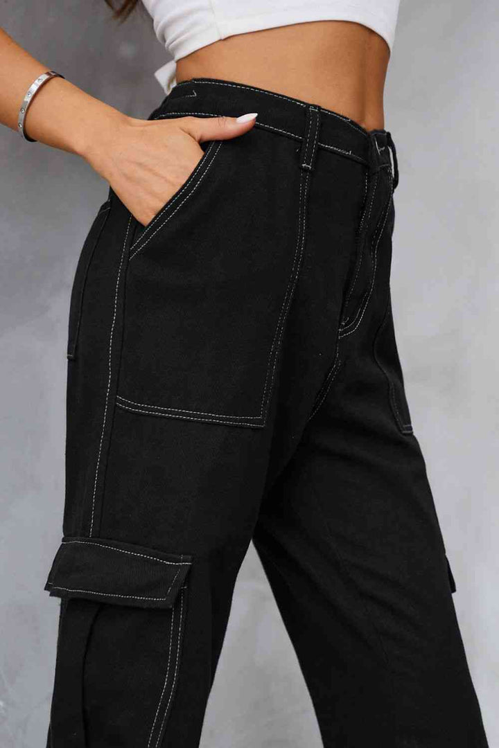 Stilla | Lange Strakke Ben-jeans Med Lommer
