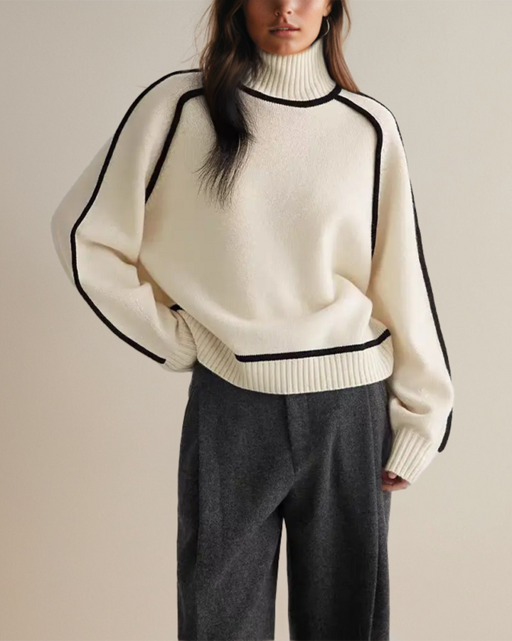 Stilla | Elegant rullekrave sweater til kolde årstider