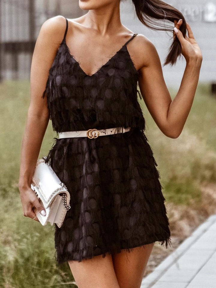 Stilla | V-hals Mini Cami Kjole
