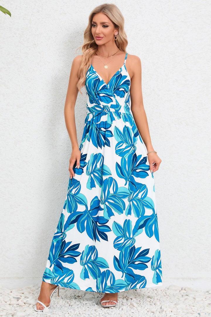 Stilla | Surplice Maxi Cami Kjole