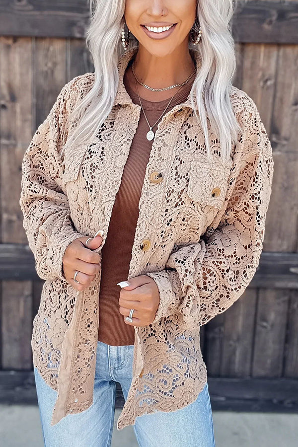 Stilla | Sweet Love Overstørrelse Blonde Shacket