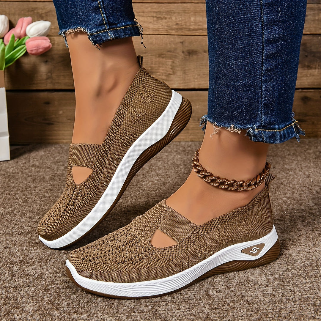 Skovae | Åndbare ortopædiske slip-on sneakers til damer