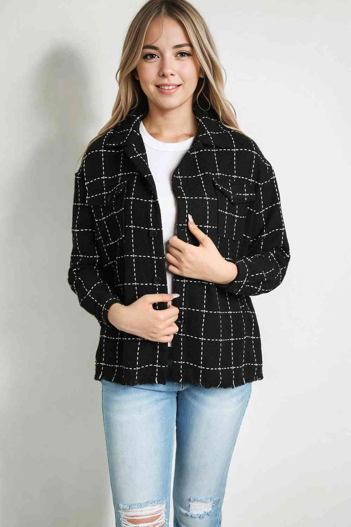 Stilla | Raw Hem Jacket Med Lommer