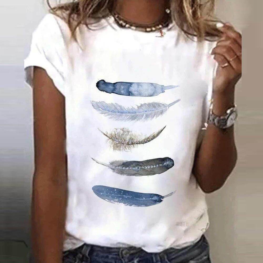 Skovae | Feder Kortærmet T-shirt