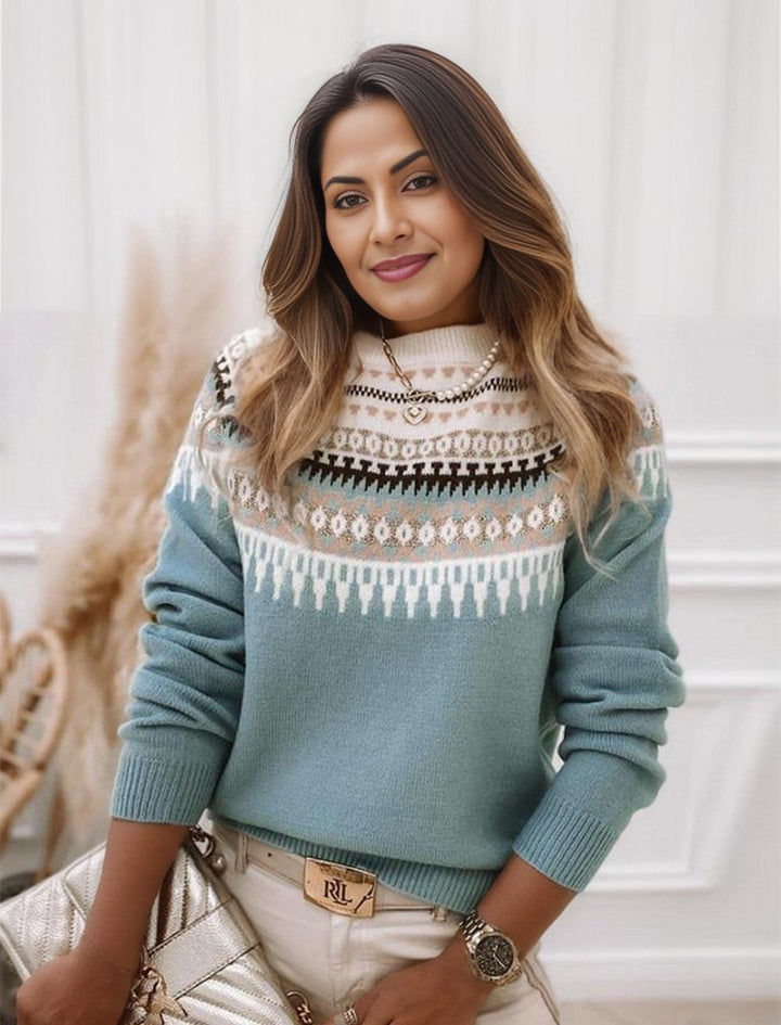 Stilla | Vintage Norske sweater med mønster