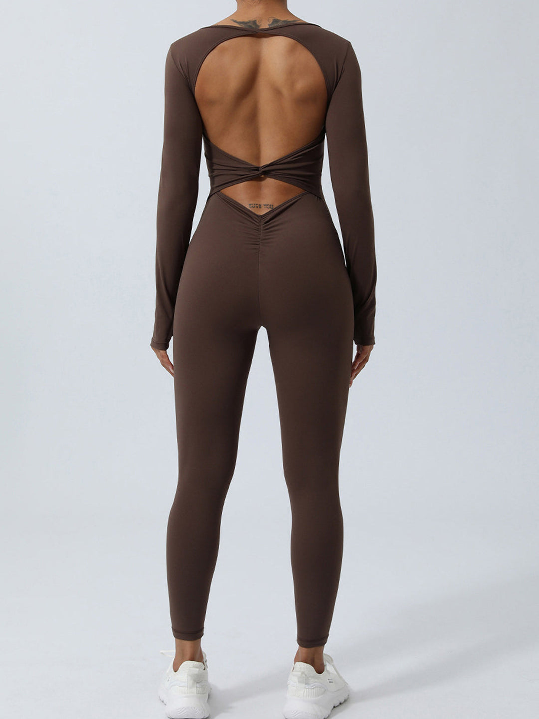 Stilla | Rygfri Langærmet Jumpsuit
