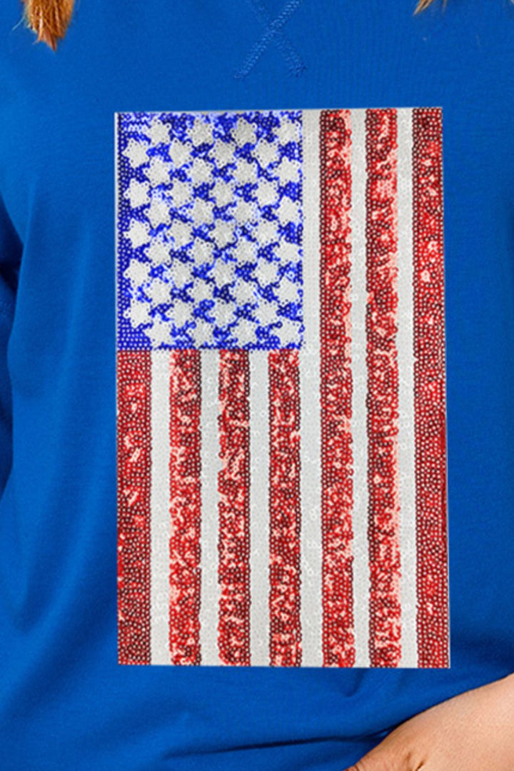 Stilla | Flag Rund Hals Halv Ærme T-Shirt