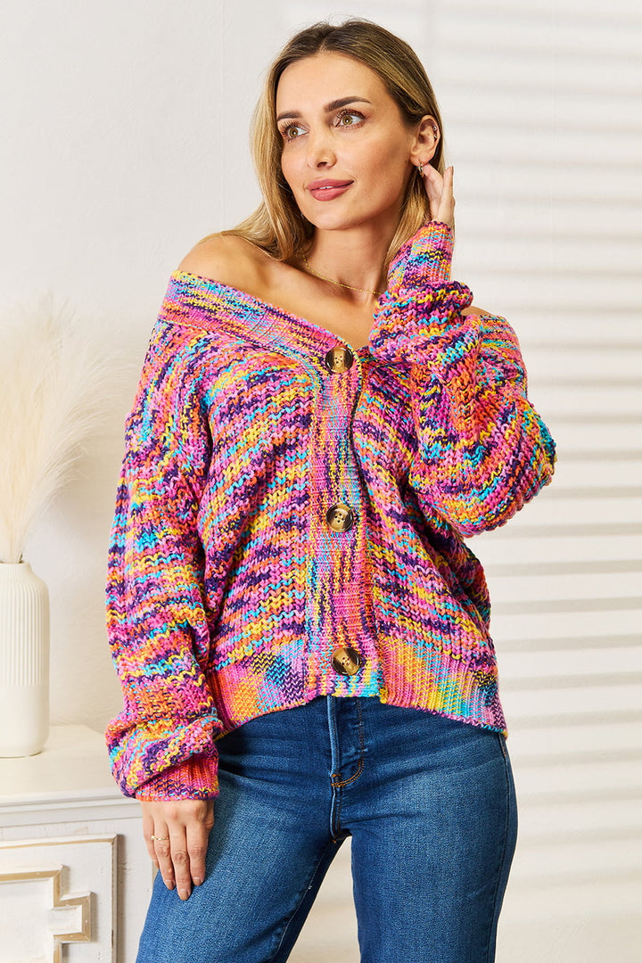 Stilla | Wings Woven Right V-Hals Langærmet Cardigan