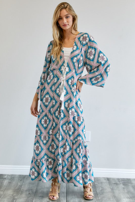 Stilla | Lange Ærmer Løs Kimono
