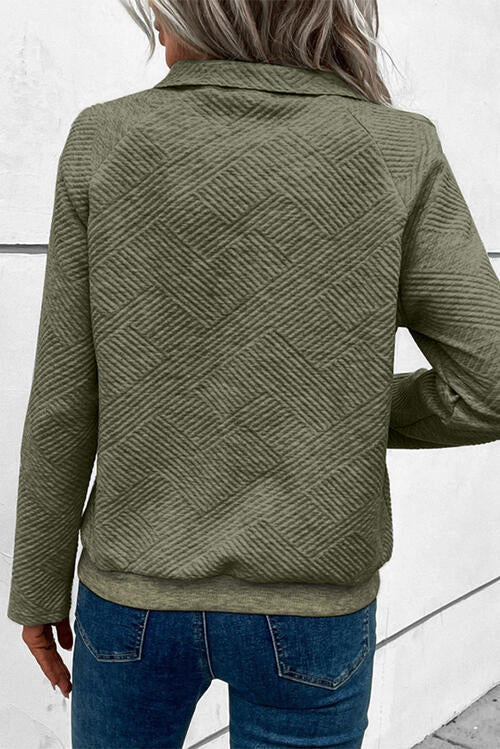 Stilla | Snap Button Langærmet Sweatshirt