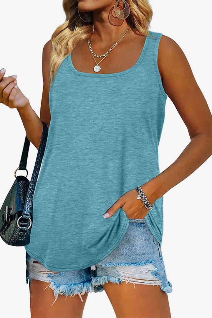 Stilla | Hem Square Neck Tank