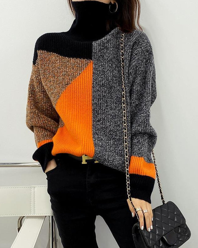 Stilla | Pullover med ståkrave