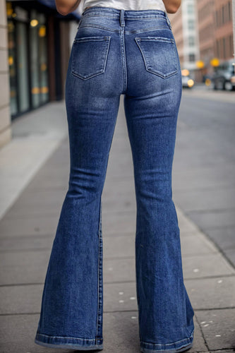 Stilla | Størrelse Høj Talje Flare Jeans