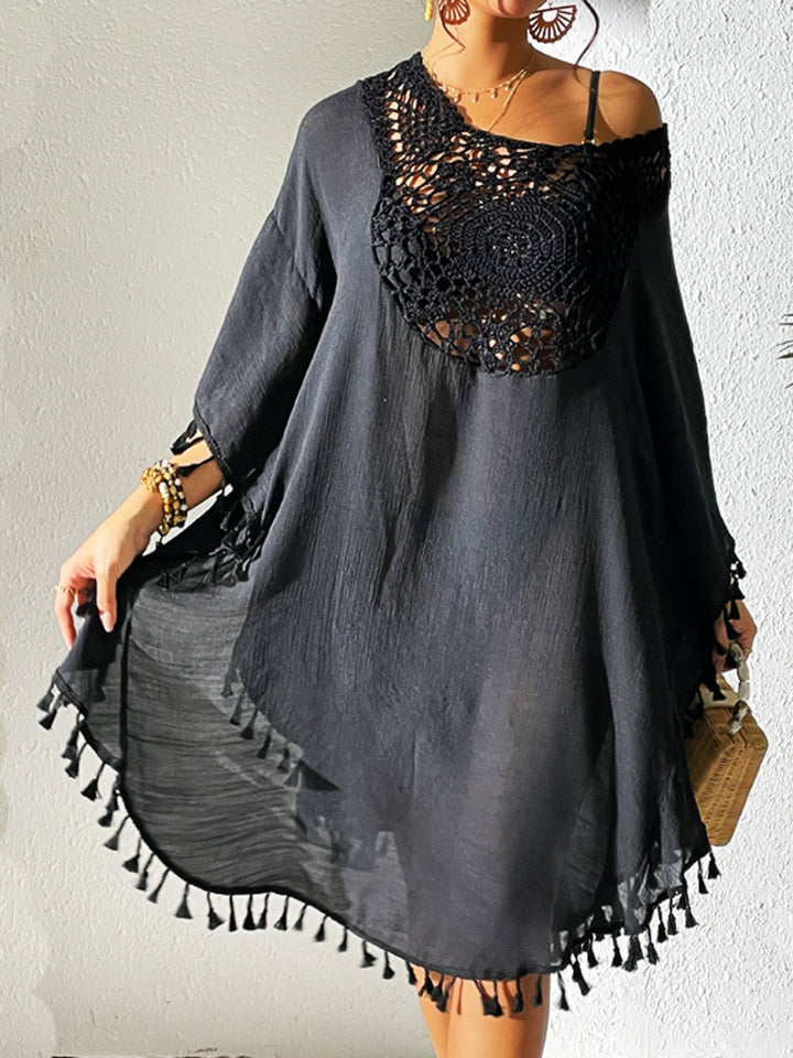 Stilla | Cutout Scoop Neck Cover-up Kjole