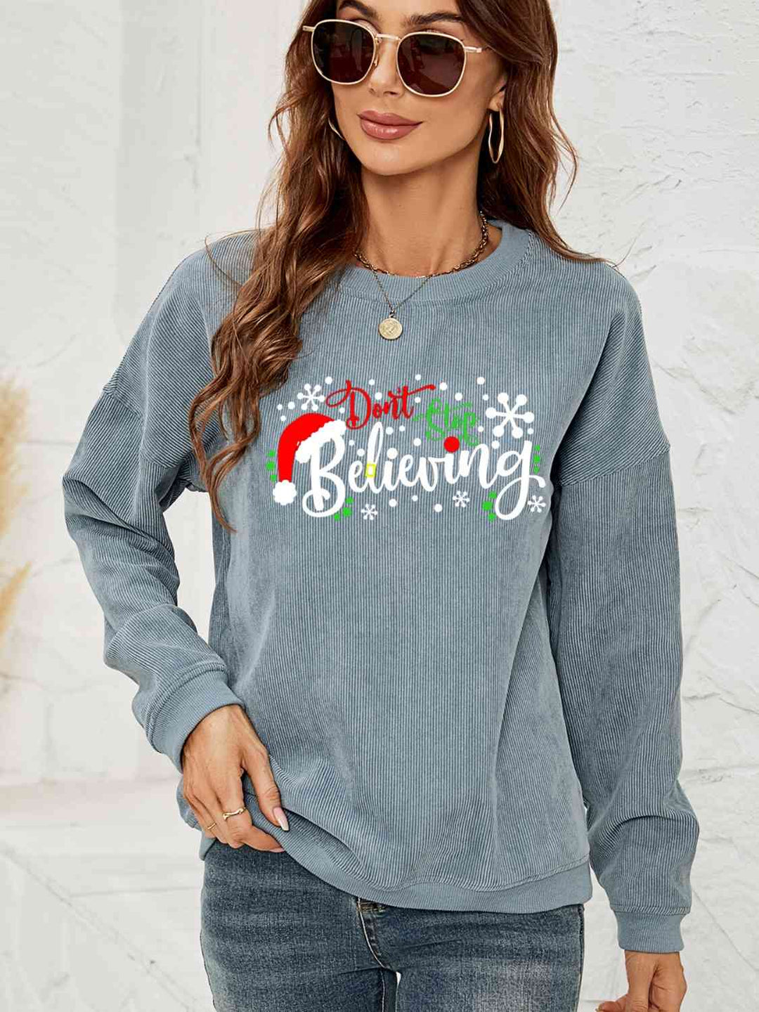 Stilla | Stop Believing Graphic Sweatshirt