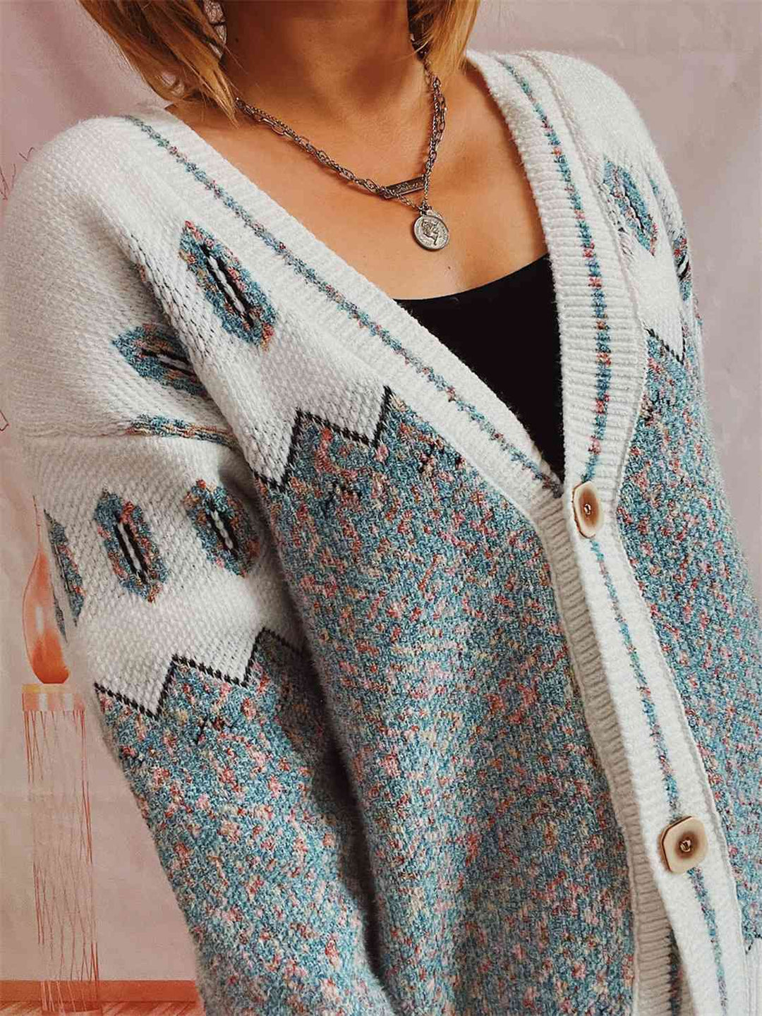 Stilla | Knappe Front Langærmet Cardigan