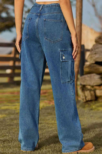 Stilla | Fit Snørejeans Med Lomme