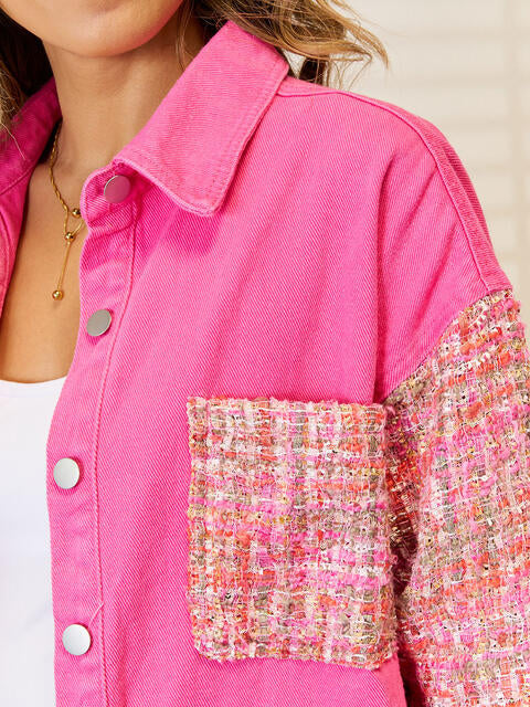 Stilla | Hem Drop Shoulder Denim Jakke