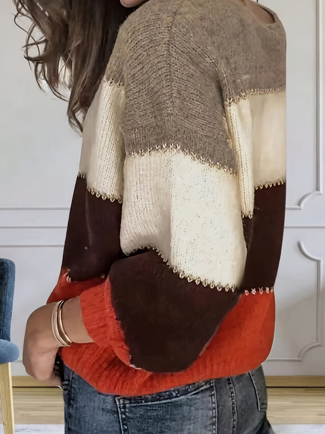 Stilla | Farveblok sweatshirt