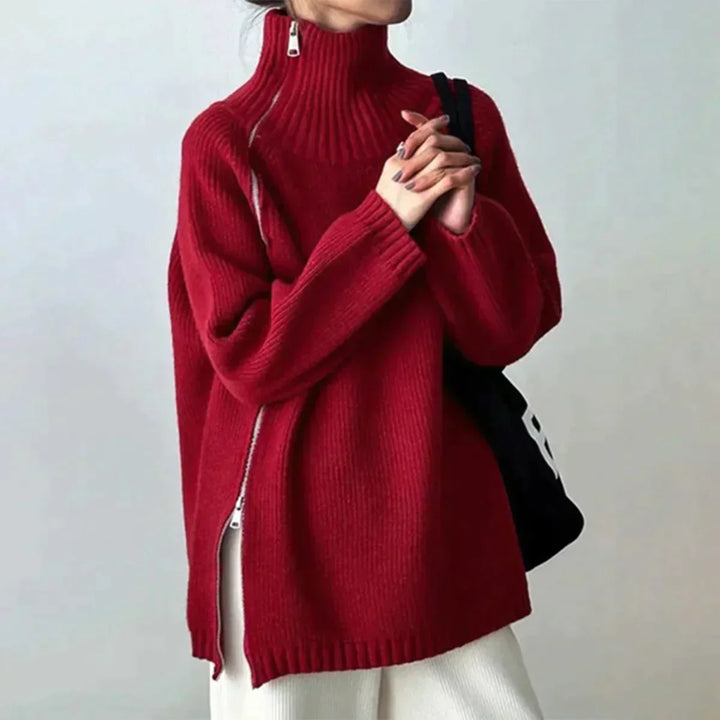 Stilla | Pullover I Ensfarvet Cashmere