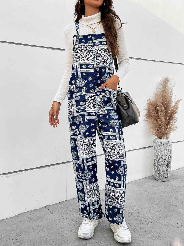Stilla | Straight Leg Jumpsuit Med Lommer