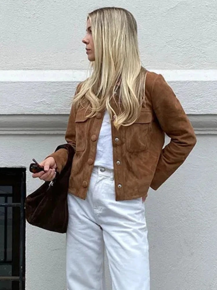 Stilla | Elegant Suede Jakke