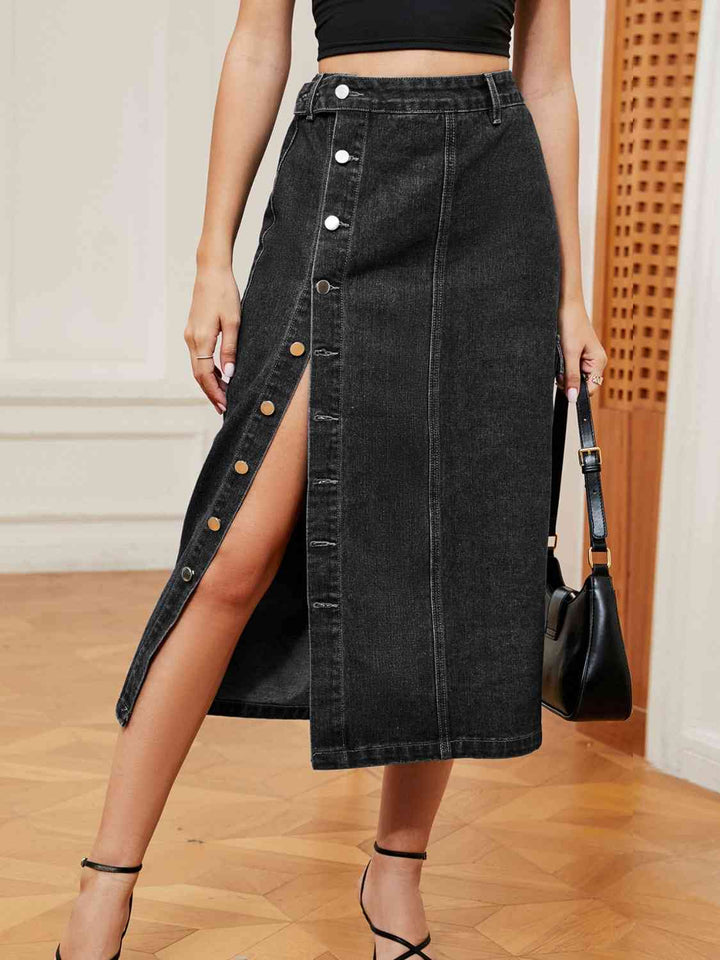 Stilla | Nederdel Denim Med Fyld