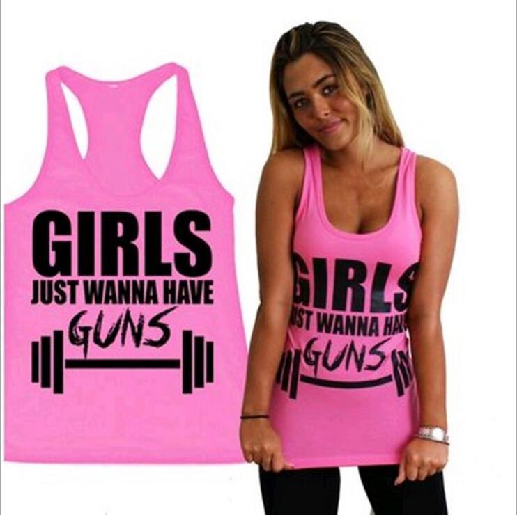 Kvindernes sporty tank top med motiverende tryk Stilla