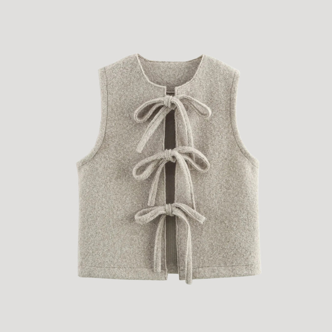 Stilla | Kvinder Uld Bånd Front Vest