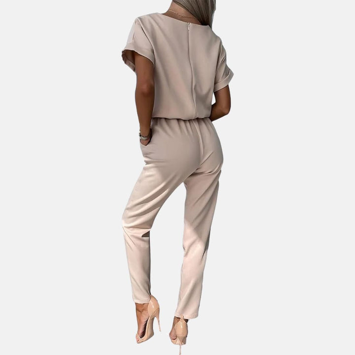 Skovae | Elegant, Festlig Kortærmet Dame Jumpsuit til Sommeren
