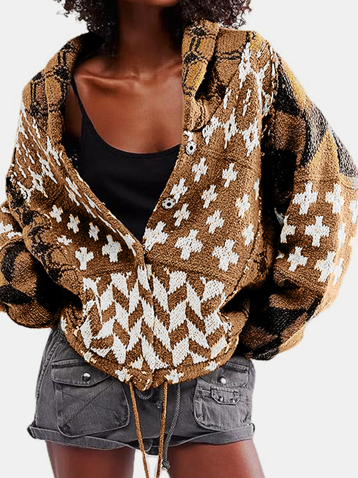Stilla | V Hals Langærmet Cardigan