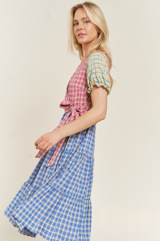 Stilla | Gingham Kjole