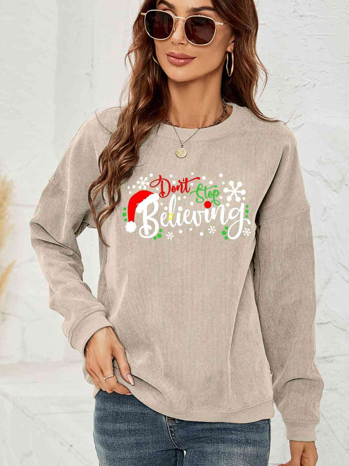 Stilla | Stop Believing Graphic Sweatshirt