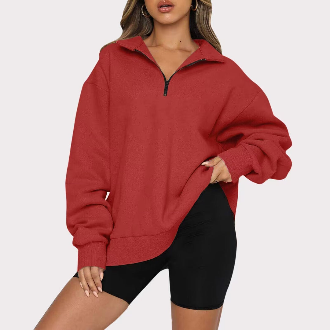 Stilla | Sweatshirt med Krave til Kvinder