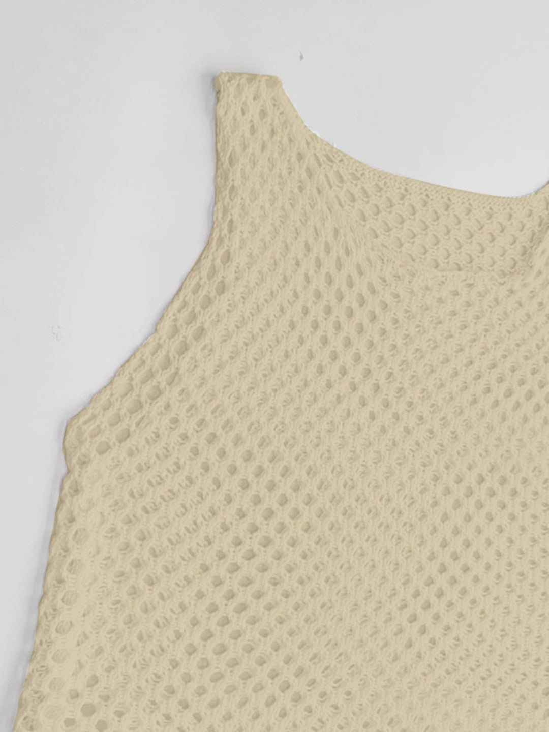 Stilla | Hem Hollow Out Slevless Cover up